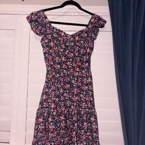 Floral Off-Shoulder Dress